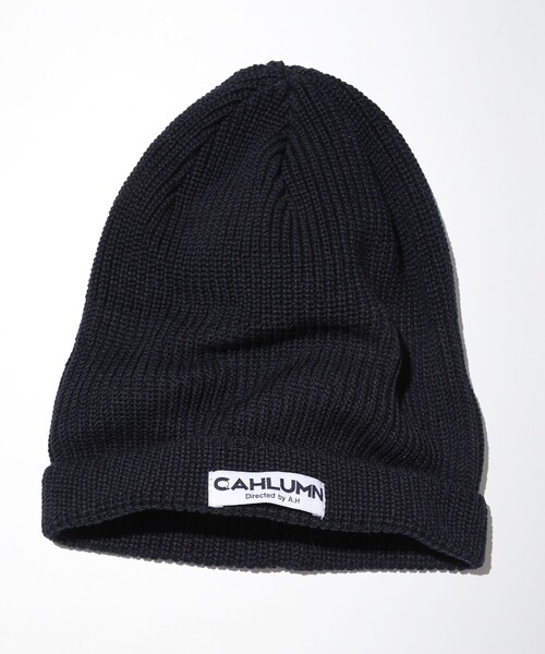 CAHLUMN（カウラム）の「CAHLUMN/カウラム Cotton Linnen Roll Knit Cap/コットン リネン ロールニットキャップ（ニットキャップ/ビーニー・メンズ・ホワイト/ネイビー・ﾌﾘ-）」の7枚目の写真