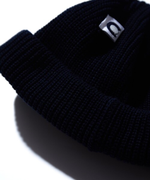 CAHLUMN（カウラム）の「CAHLUMN/カウラム Cotton Linnen Roll Knit Cap/コットン リネン ロールニットキャップ（ニットキャップ/ビーニー・メンズ・ホワイト/ネイビー・ﾌﾘ-）」の10枚目の写真
