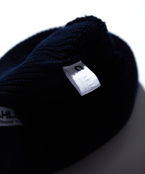 CAHLUMN（カウラム）の「CAHLUMN/カウラム Cotton Linnen Roll Knit Cap/コットン リネン ロールニットキャップ（ニットキャップ/ビーニー・メンズ・ホワイト/ネイビー・ﾌﾘ-）」の11枚目の写真