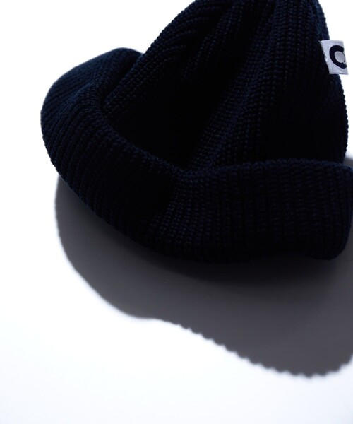 CAHLUMN（カウラム）の「CAHLUMN/カウラム Cotton Linnen Roll Knit Cap/コットン リネン ロールニットキャップ（ニットキャップ/ビーニー・メンズ・ホワイト/ネイビー・ﾌﾘ-）」の12枚目の写真