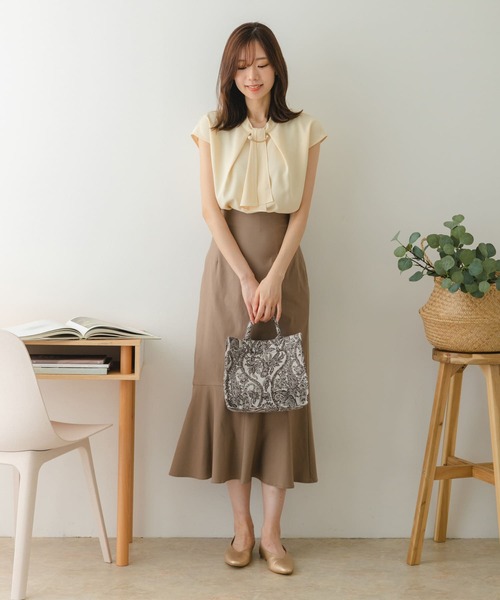 RODE SKO（ロデスコ）の「ミニミュルーズモダンジャガードトート（トートバッグ・レディース・ダークブラウン/ベージュ・ONE）」の19枚目の写真