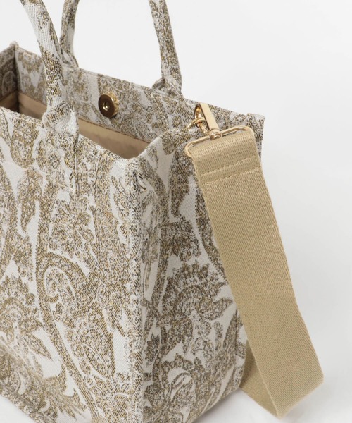 RODE SKO（ロデスコ）の「ミニミュルーズモダンジャガードトート（トートバッグ・レディース・ダークブラウン/ベージュ・ONE）」の17枚目の写真