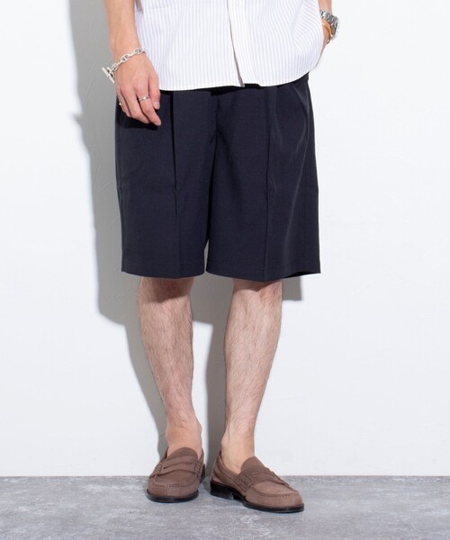 GLOSTER(グロスター)の「【GLOSTER/グロスター】シャンブレーエステル ツータックショーツ(その他パンツ・メンズ・チャコールグレー/ブラック/ベージュ・S/M/L)」の11枚目の写真