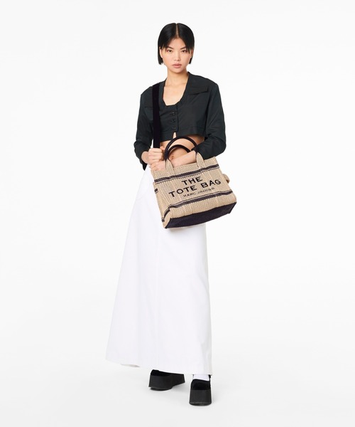 MARC JACOBS（マークジェイコブス）の「THE STRAW JACQUARD MEDIUM TOTE BAG/ザ ストロー ジャカード