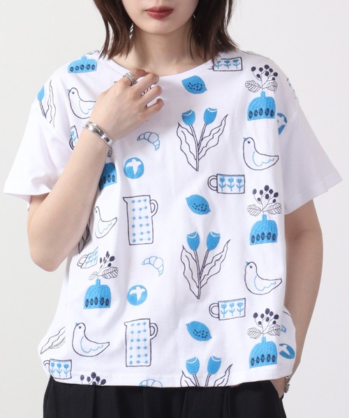m-mefu 芽風　センソユニコ　ホワイト 半袖 Tシャツ　LーLL センソユニコ芽風Tシャツ 半袖 サイズ38 - メルカリ