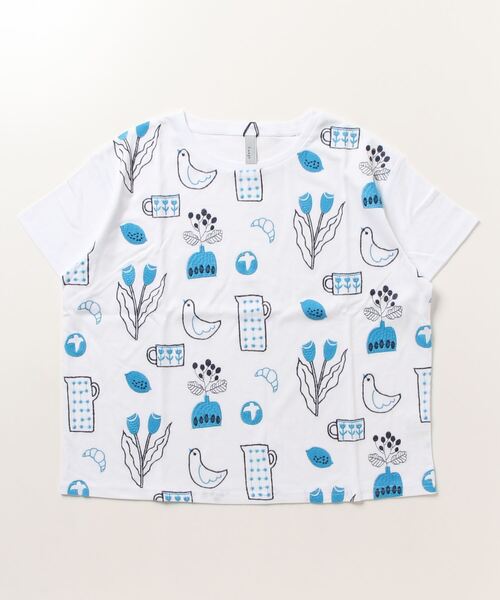 EMAGO 日常2色刺繍T 半袖（Tシャツ/カットソー）｜Emago（イマゴ）