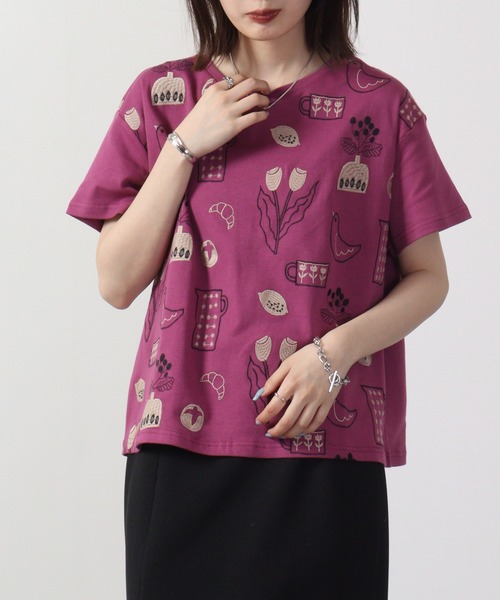 EMAGO 日常2色刺繍T 半袖（Tシャツ/カットソー）｜Emago（イマゴ）