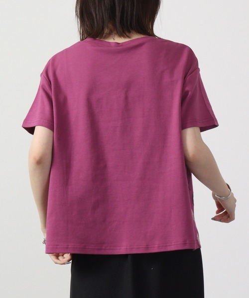 EMAGO 日常2色刺繍T 半袖（Tシャツ/カットソー）｜Emago（イマゴ）