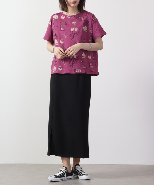 EMAGO 日常2色刺繍T 半袖（Tシャツ/カットソー）｜Emago（イマゴ）