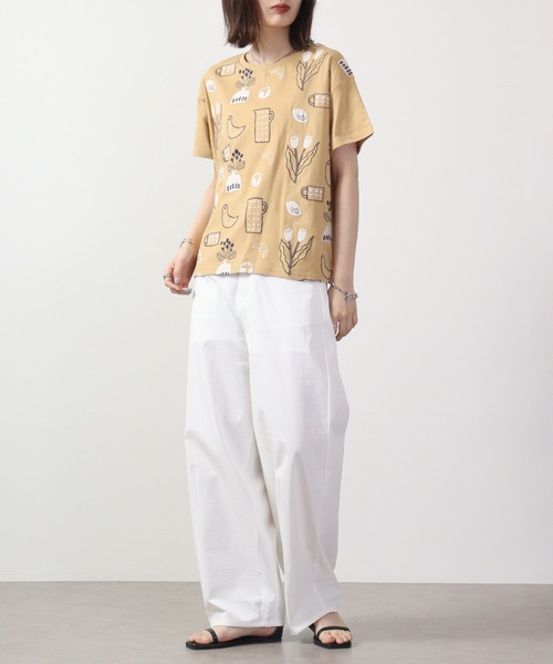 EMAGO 日常2色刺繍T 半袖（Tシャツ/カットソー）｜Emago（イマゴ）