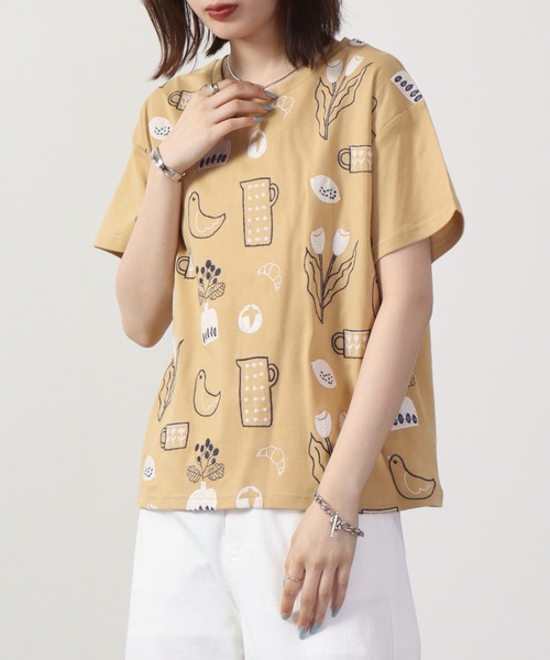 EMAGO 日常2色刺繍T 半袖（Tシャツ/カットソー）｜Emago（イマゴ）