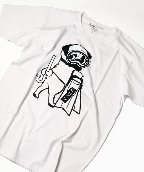 GLUTTONOUS（グルトン）の「【GLUTTONOUS/グルトン】PUG Tシャツ(ヒリゾ)（Tシャツ/カットソー・メンズ・ブラック/ミント/ホワイト・M/XL/L/S）」の2枚目の写真