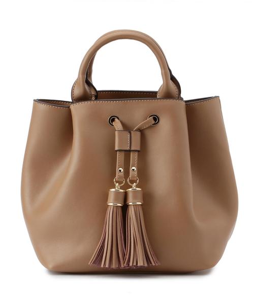 BEAUTY&YOUTH UNITED ARROWS（ビューティーアンドユースユナイテッドアローズ）の「BY Le vernis タッセル2WAYトート◆（トートバッグ・レディース・ブラック/ベージュ/モカ/ダークグリーン/ネイビー・フリー）」の15枚目の写真