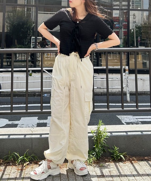 INGNI（イング）の「ジャガードリボンカーディガンアンサンブル（アンサンブル・レディース・ブラック/イエロー系9/オフホワイト・M）」の12枚目の写真