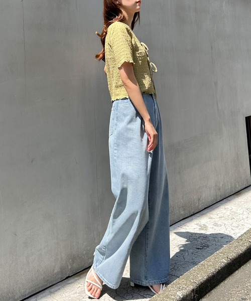 INGNI（イング）の「ジャガードリボンカーディガンアンサンブル（アンサンブル・レディース・ブラック/イエロー系9/オフホワイト・M）」の17枚目の写真