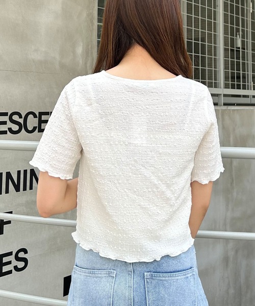 INGNI（イング）の「ジャガードリボンカーディガンアンサンブル（アンサンブル・レディース・ブラック/イエロー系9/オフホワイト・M）」の7枚目の写真