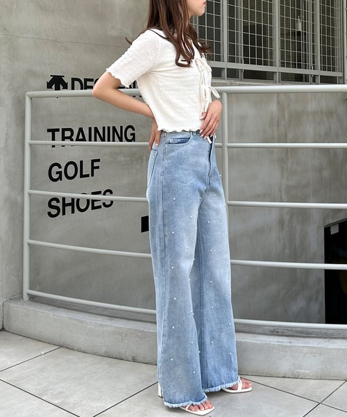 INGNI（イング）の「ジャガードリボンカーディガンアンサンブル（アンサンブル・レディース・ブラック/イエロー系9/オフホワイト・M）」の9枚目の写真