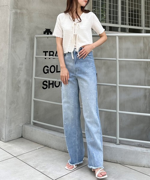 INGNI（イング）の「ジャガードリボンカーディガンアンサンブル（アンサンブル・レディース・ブラック/イエロー系9/オフホワイト・M）」の21枚目の写真