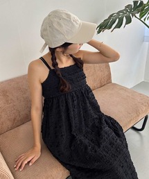 one after another NICE CLAUP | 【WEB限定商品】ぷくぷくフレアキャミワンピース(ワンピース)