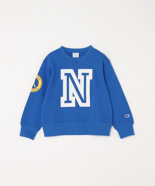 Champion（チャンピオン）の「【SHIPS any別注】 Champion: テニスクラブ クルーネック スウェット 〈KIDS〉◇（スウェット・キッズ・キャメル/ナチュラル/ブルー/グリーン/ネイビー/ライトグレー・110/120/130/140）」の15枚目の写真