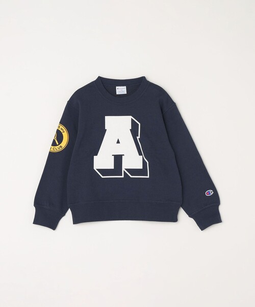 Champion（チャンピオン）の「【SHIPS any別注】 Champion: テニスクラブ クルーネック スウェット 〈KIDS〉◇（スウェット・キッズ・キャメル/ナチュラル/ブルー/グリーン/ネイビー/ライトグレー・110/120/130/140）」の17枚目の写真