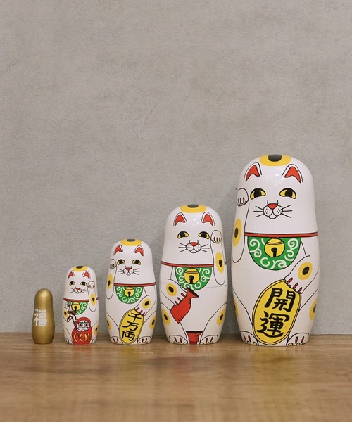 BIRTHDAY BAR(バースデイバー)の「マトリョーシカ(インテリア雑貨・レディース・アニマル/グリーン/ホワイト/イエロー/レッド・フリー)」の2枚目の写真