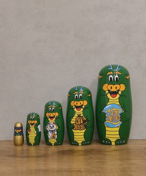 BIRTHDAY BAR(バースデイバー)の「マトリョーシカ(インテリア雑貨・レディース・アニマル/グリーン/ホワイト/イエロー/レッド・フリー)」の3枚目の写真