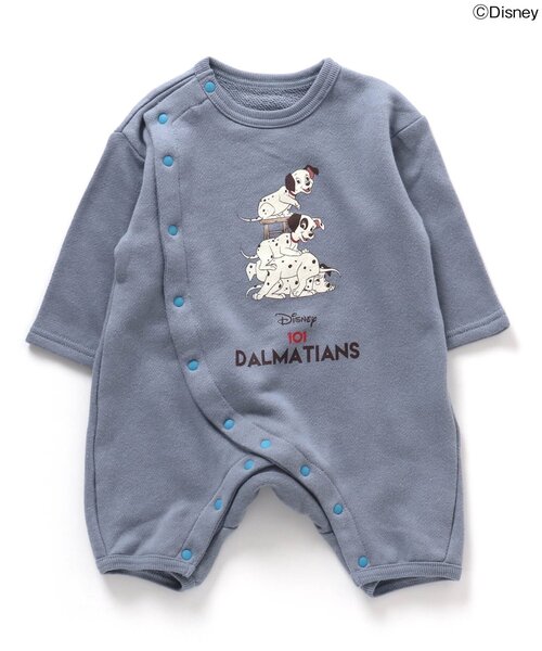 Disney(ディズニー)の「ディズニーキャラクター/101匹わんちゃんカバーオール(ロンパース・キッズ・ブルー/アイボリー/レッド・60/70/80)」の6枚目の写真