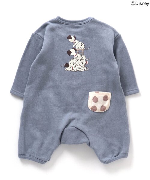 Disney(ディズニー)の「ディズニーキャラクター/101匹わんちゃんカバーオール(ロンパース・キッズ・ブルー/アイボリー/レッド・60/70/80)」の7枚目の写真