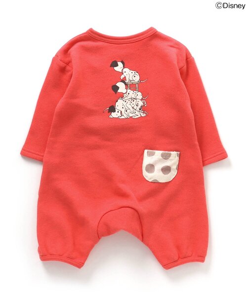 Disney(ディズニー)の「ディズニーキャラクター/101匹わんちゃんカバーオール(ロンパース・キッズ・ブルー/アイボリー/レッド・60/70/80)」の11枚目の写真