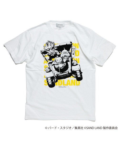 ARTIMATION(アーティメーション)の「<SAND LAND×ARTIMATION> RAO'S CAR S/S TEE(Tシャツ/カットソー・メンズ・ホワイト×グリーン/ホワイト×イエロー/ホワイト×ピンク・MEDIUM/LARGE/X-LARGE)」の1枚目の写真