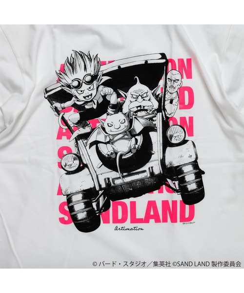 ARTIMATION(アーティメーション)の「<SAND LAND×ARTIMATION> RAO'S CAR S/S TEE(Tシャツ/カットソー・メンズ・ホワイト×グリーン/ホワイト×イエロー/ホワイト×ピンク・MEDIUM/LARGE/X-LARGE)」の7枚目の写真