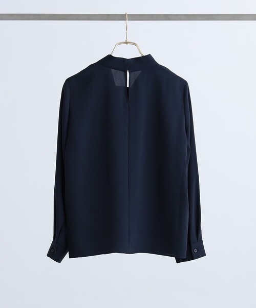 B:MING by BEAMS（ビーミングバイビームス）の「【セレモニー・フォーマル】B:MING by BEAMS / ジョーゼット ボウタイ ブラウス（シャツ/ブラウス・レディース・ホワイト/ネイビー・SMALL/LARGE/MEDIUM）」の17枚目の写真