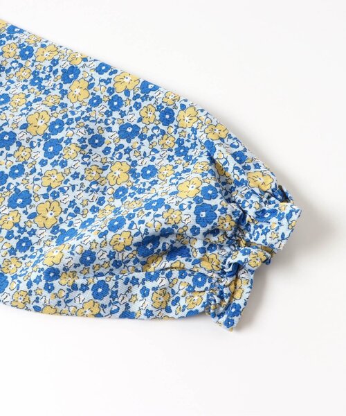 apres les cours(アプレレクール)の「【WEB限定】総柄衿付きワンピース(ワンピース・キッズ・ブラック/サックスブルー/チェック/イエロー/レッド・120/90/80/110/100/130/140)」の13枚目の写真