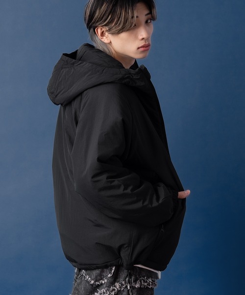 improves（インプローブス）の「【UAU】エコダウン ミリタリー パーカー（ダウンジャケット/コート・メンズ・カーキ/ブラック・MEDIUM/LARGE）」の14枚目の写真