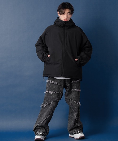 improves（インプローブス）の「【UAU】エコダウン ミリタリー パーカー（ダウンジャケット/コート・メンズ・カーキ/ブラック・MEDIUM/LARGE）」の18枚目の写真