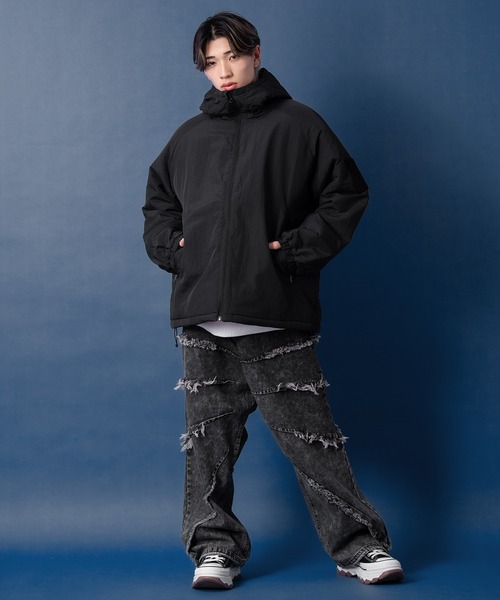 improves（インプローブス）の「【UAU】エコダウン ミリタリー パーカー（ダウンジャケット/コート・メンズ・カーキ/ブラック・MEDIUM/LARGE）」の19枚目の写真