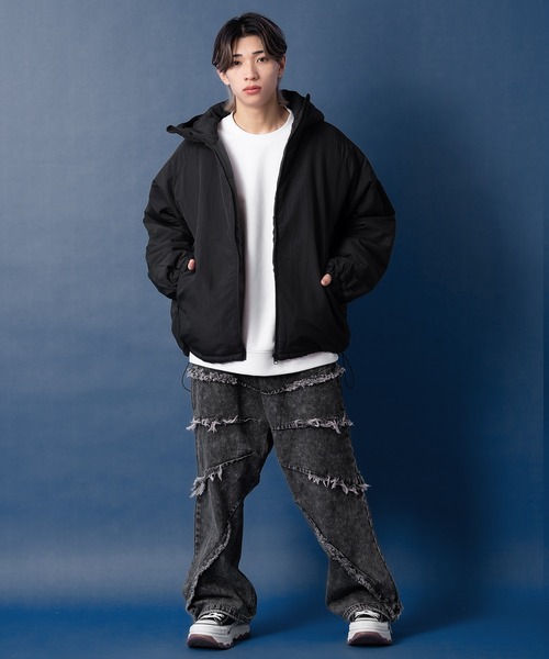 improves（インプローブス）の「【UAU】エコダウン ミリタリー パーカー（ダウンジャケット/コート・メンズ・カーキ/ブラック・MEDIUM/LARGE）」の20枚目の写真