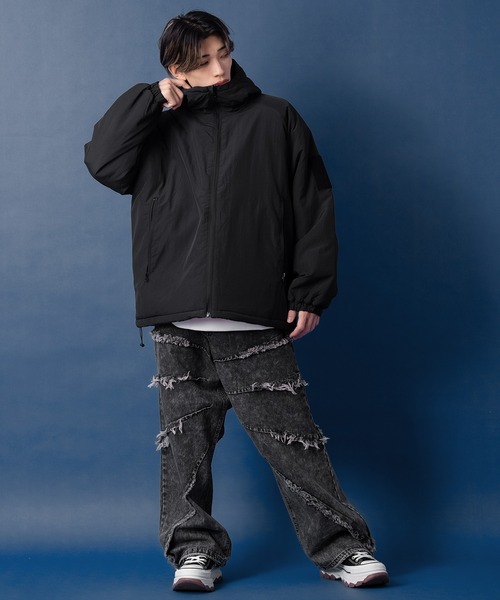 improves（インプローブス）の「【UAU】エコダウン ミリタリー パーカー（ダウンジャケット/コート・メンズ・カーキ/ブラック・MEDIUM/LARGE）」の22枚目の写真