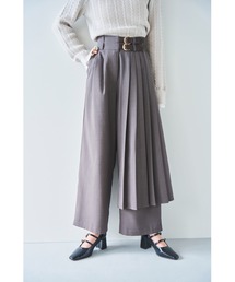 dazzlin | プリーツレイヤードストレートパンツ(その他パンツ)