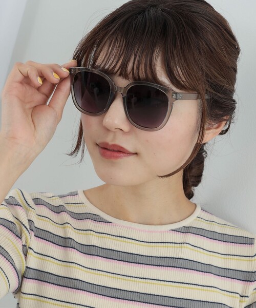 Ray BEAMS（レイビームス）の「noeyedia / サングラス "NE446"（サングラス・レディース・ブラック/ライトグレー・ONE SIZE）」の3枚目の写真