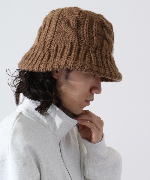 moz（モズ）の「moz ﾆｯﾄﾊﾞｹｯﾄﾊｯﾄ（ハット）」 - WEAR