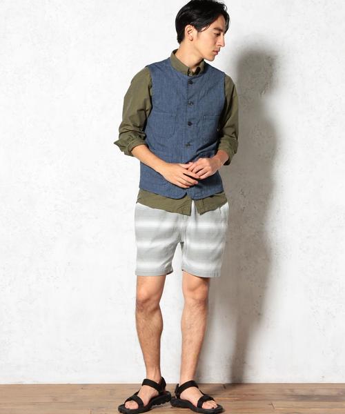 green label relaxing（グリーンレーベルリラクシング）の「MIX/TWIST 6B ベスト◆（ベスト・メンズ・ダークグレー/ネイビー・MEDIUM/LARGE）」の4枚目の写真