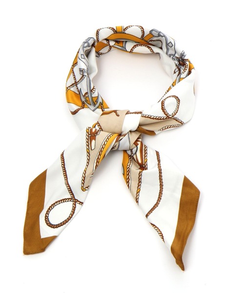 GLOBAL WORK(グローバルワーク)の「大判厚手スカーフ/985796(バンダナ/スカーフ・レディース・ホワイト/ベージュ/ブラック・FREE)」の3枚目の写真