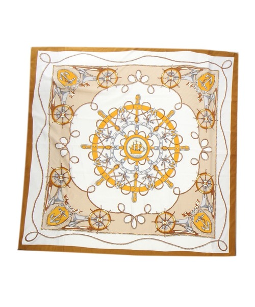 GLOBAL WORK(グローバルワーク)の「大判厚手スカーフ/985796(バンダナ/スカーフ・レディース・ホワイト/ベージュ/ブラック・FREE)」の10枚目の写真