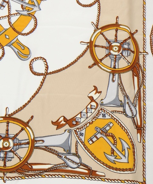 GLOBAL WORK(グローバルワーク)の「大判厚手スカーフ/985796(バンダナ/スカーフ・レディース・ホワイト/ベージュ/ブラック・FREE)」の12枚目の写真