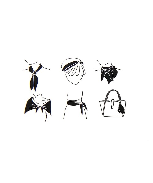 GLOBAL WORK(グローバルワーク)の「大判厚手スカーフ/985796(バンダナ/スカーフ・レディース・ホワイト/ベージュ/ブラック・FREE)」の14枚目の写真