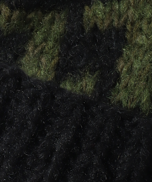 B.C STOCK（ベーセーストック）の「【SUBLiME / サブライム】 HANDKNIT PTN WT（ハット・メンズ・ベージュ/チャコールグレー/ブラック・FREE）」の12枚目の写真