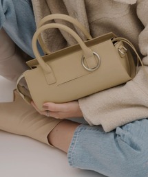 WILLFULLY | cylinder real leather mulch bag(ハンドバッグ)