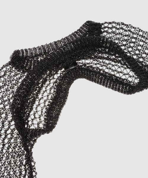 TAN（タン）の「DAZZLED KNITTED BOLERO（カーディガン/ボレロ・レディース・ブラック/シルバー/ブルー・FREE）」の9枚目の写真